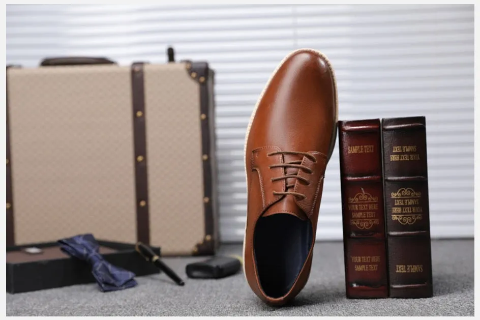 Angelo Ricci™ Casual Genuine Leather Business Elegant Shoes