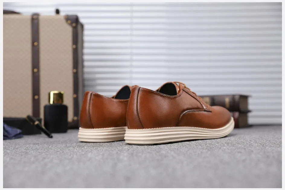Angelo Ricci™ Casual Genuine Leather Business Elegant Shoes