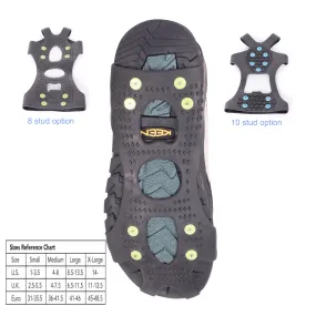 Anti Slip Boot and Shoe Crampons for Walking on Snow and Ice with Hard Tungsten Studs.