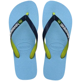 Brazil Logo Mix Flip Flops