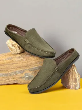 Buxton Clogs & Sandals For Men Green Color