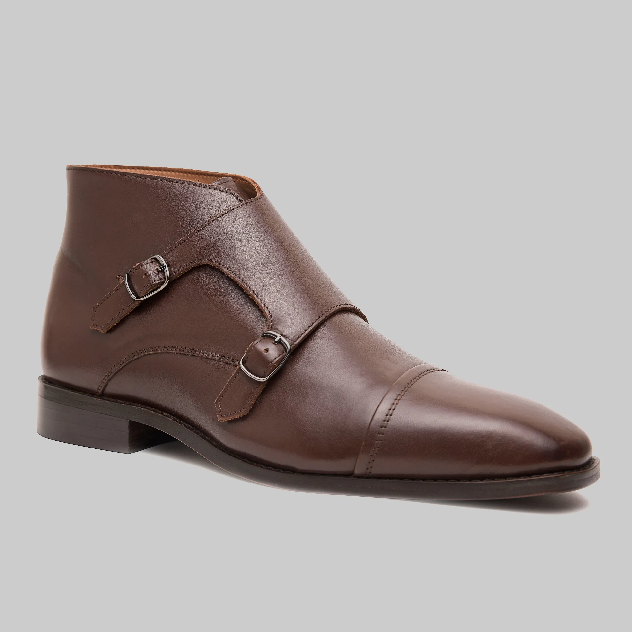 Corentin Cap Toe Monk Strap Dress Boots