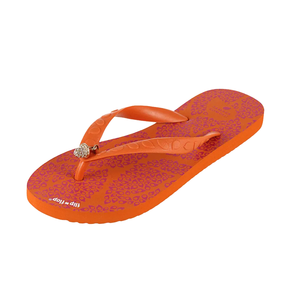 Crystal Pendant Flip-Flop