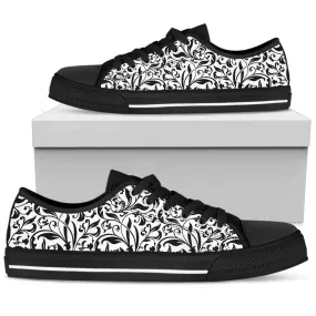 Custom Sneakers-Black and White Series 122