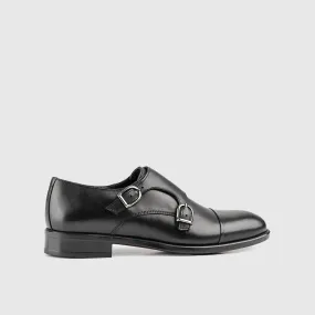 Dress Double Monk Loafers Black 9769/1