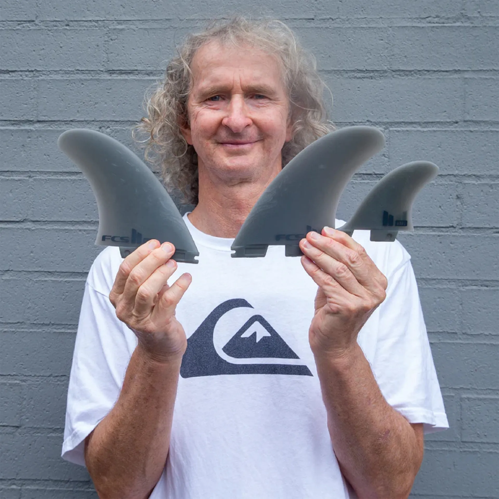 FCS Mark Richards FCS II Neo Glass Tri Retail Fins - Extra Large - Smoke