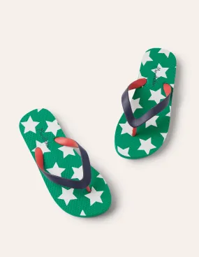 Flip Flops-Green Pepper Star