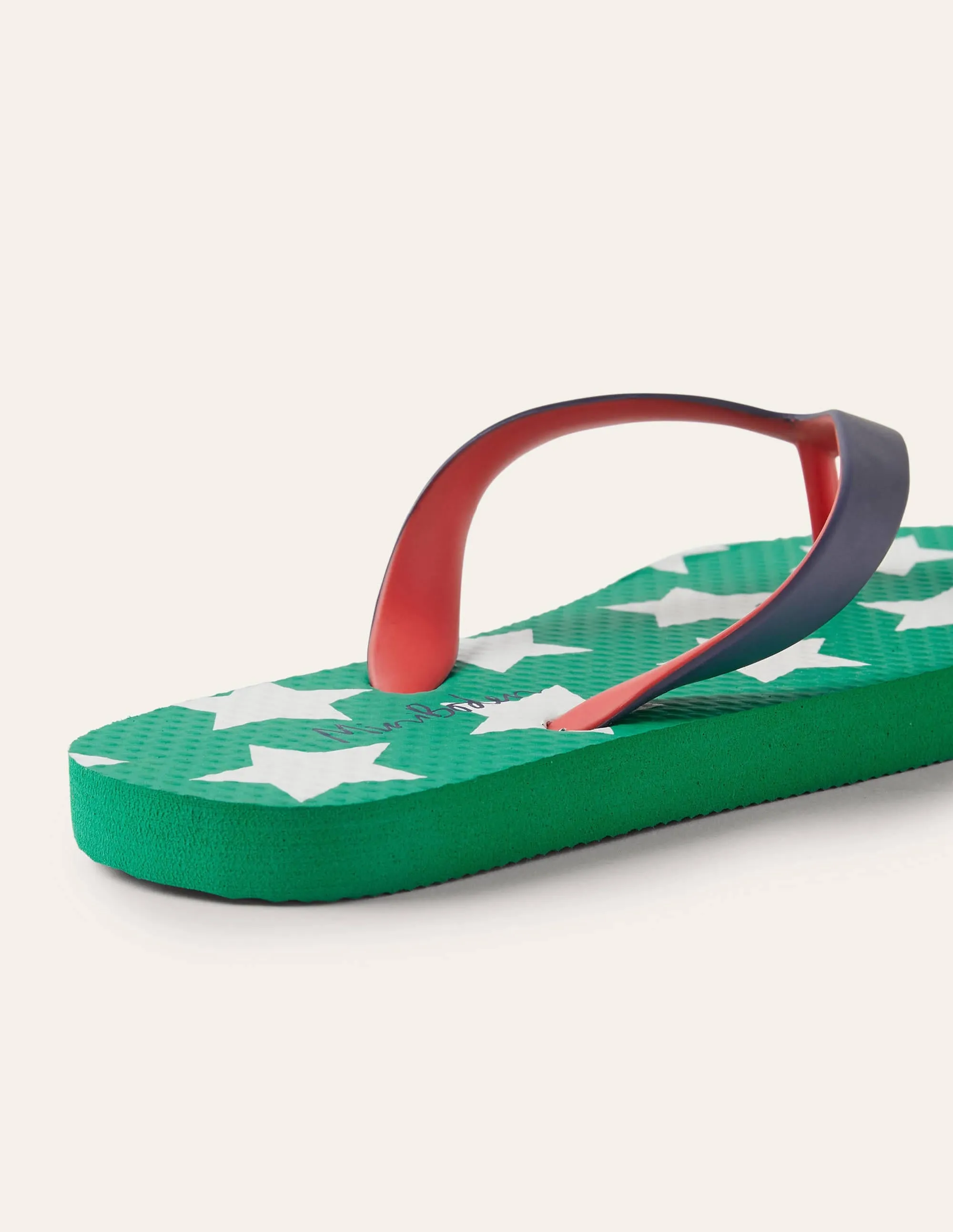 Flip Flops-Green Pepper Star