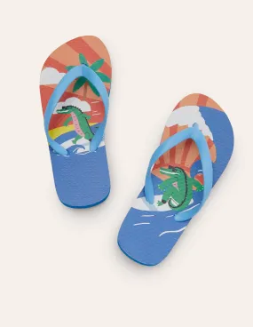 Flip Flops-Multi Crocodile Flip Flops-Multi Crocodile