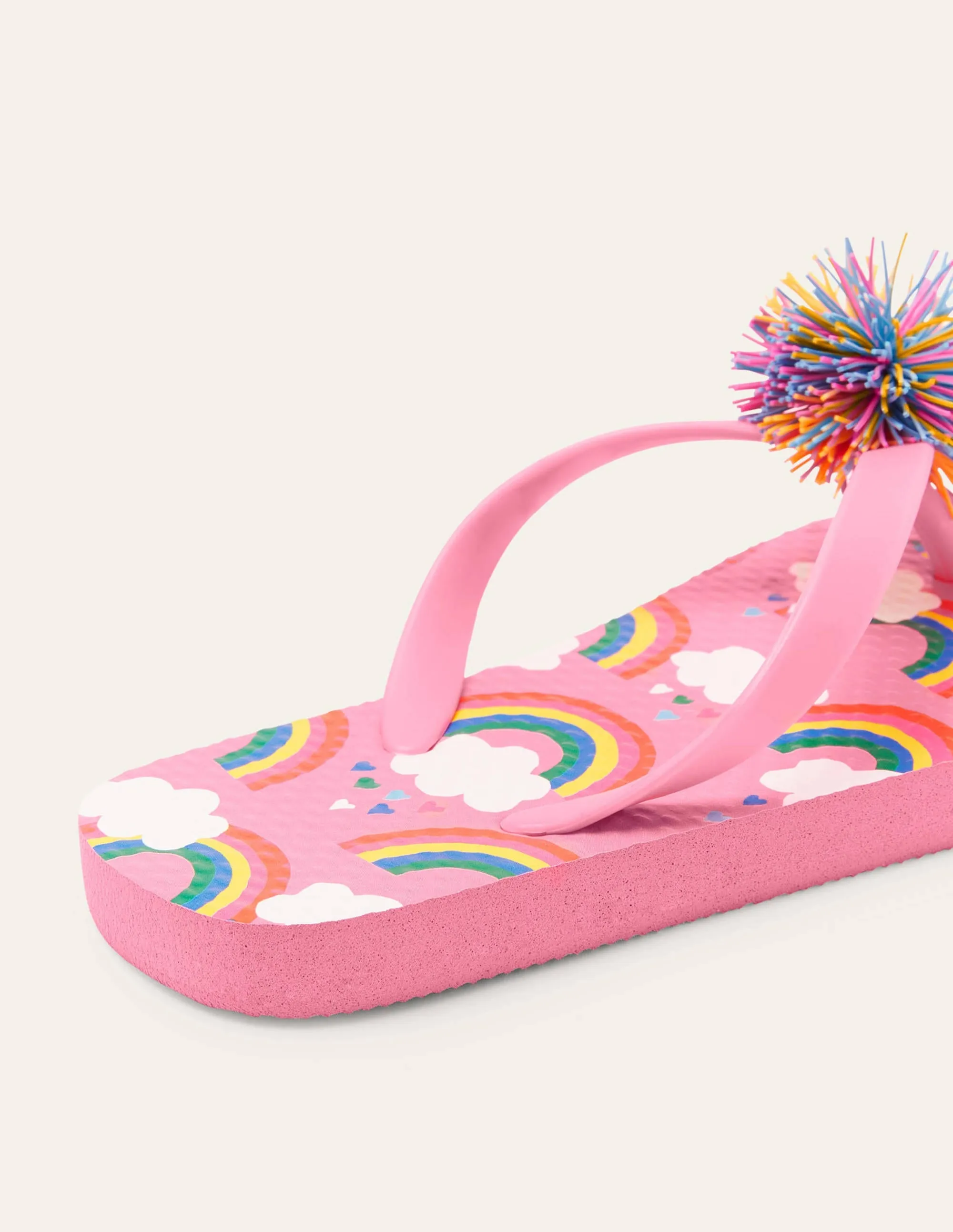 Flip Flops-Pink Lemonade Rainbows