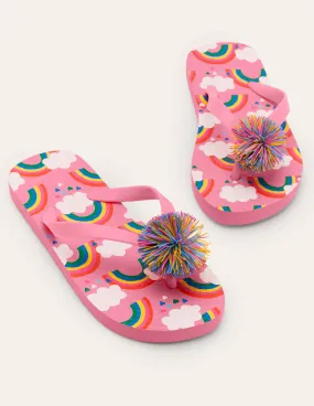Flip Flops-Pink Lemonade Rainbows