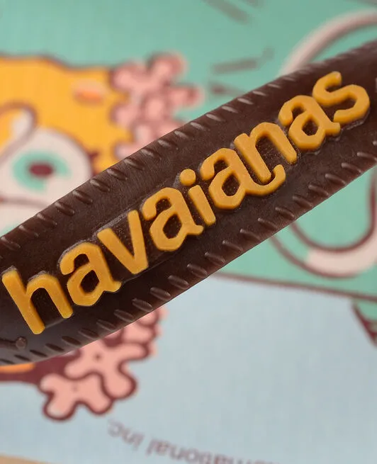 HAVAIANAS KIDS TOP BOB SPONGE - GOLDEN