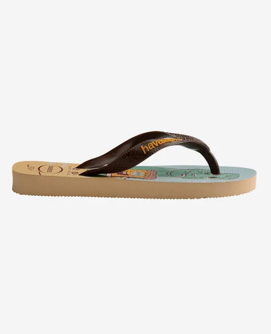 HAVAIANAS KIDS TOP BOB SPONGE - GOLDEN