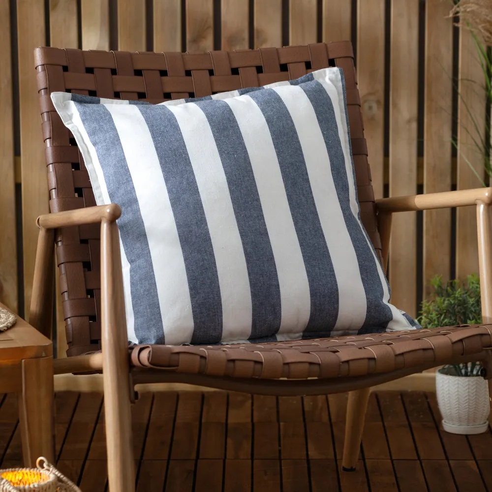 Hayle Cotton Outdoor Cushion Navy
