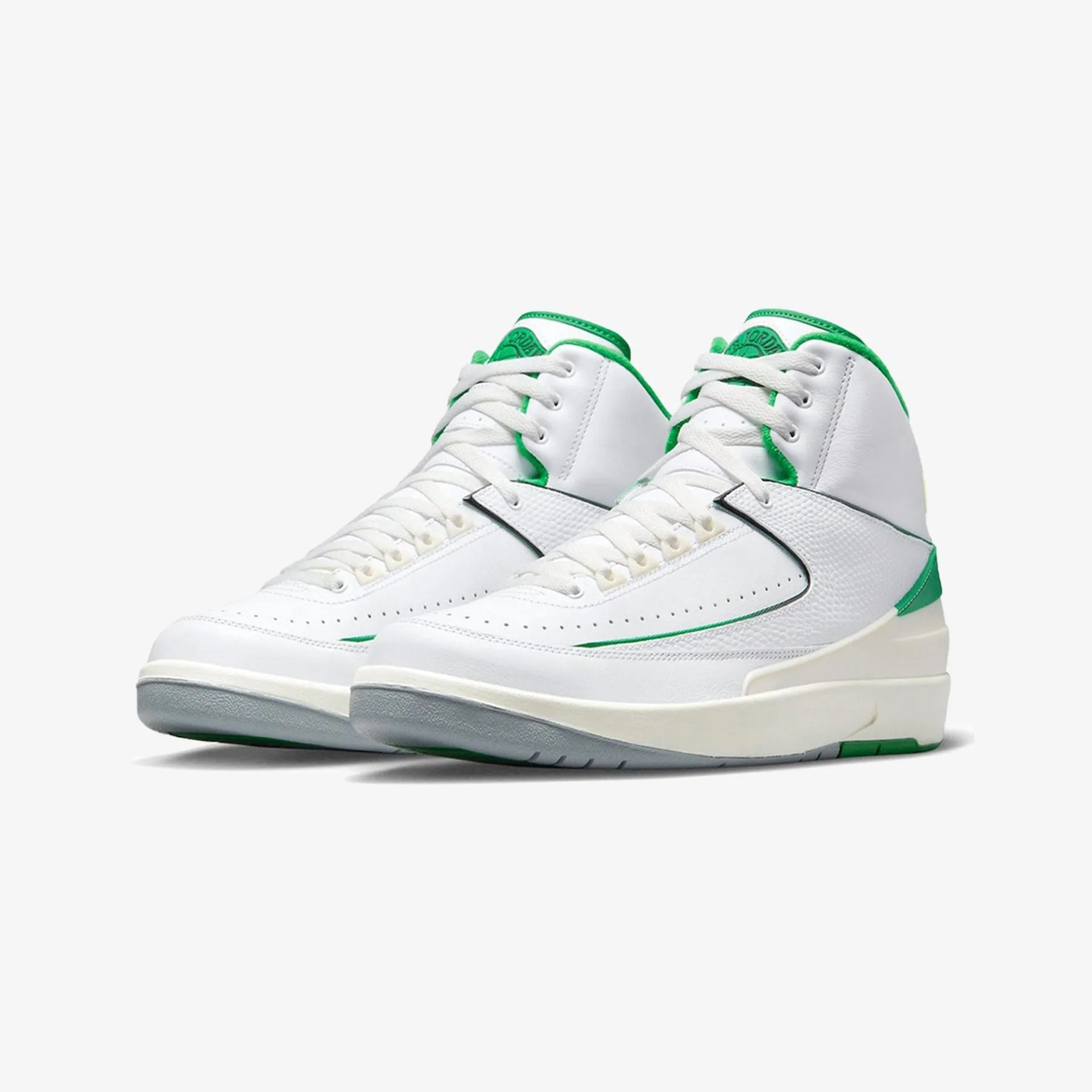 Jordan | AIR JORDAN 2 RETRO  { GREEN/WHITE