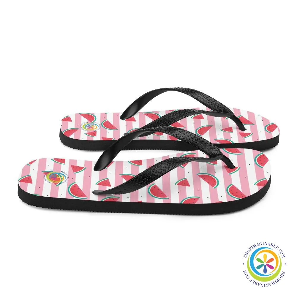 Juicy Watermelon Fun Flip-Flops