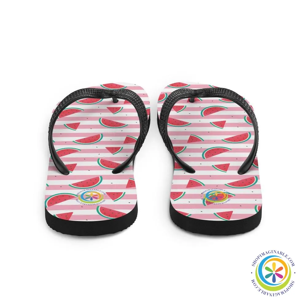 Juicy Watermelon Fun Flip-Flops
