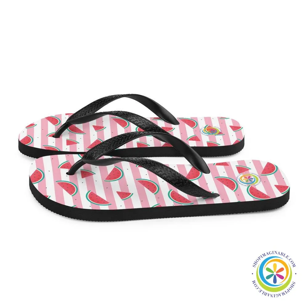 Juicy Watermelon Fun Flip-Flops
