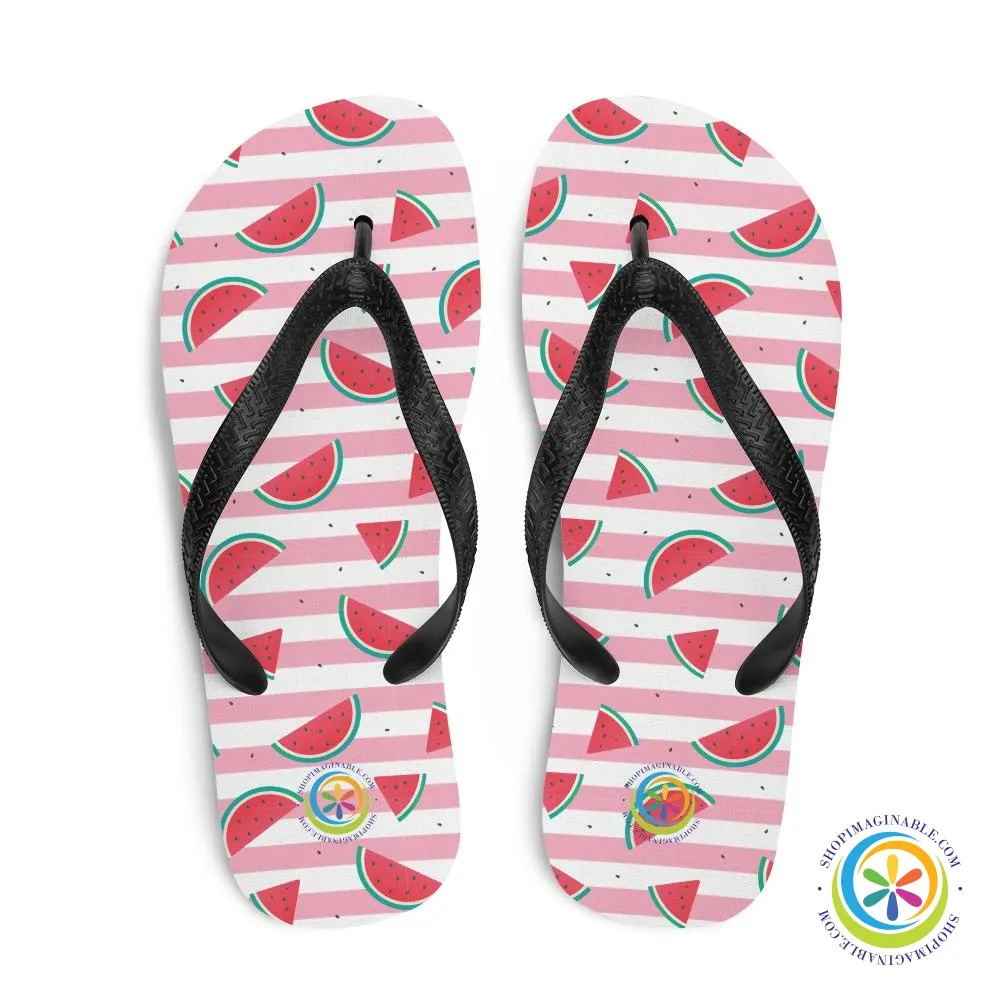 Juicy Watermelon Fun Flip-Flops