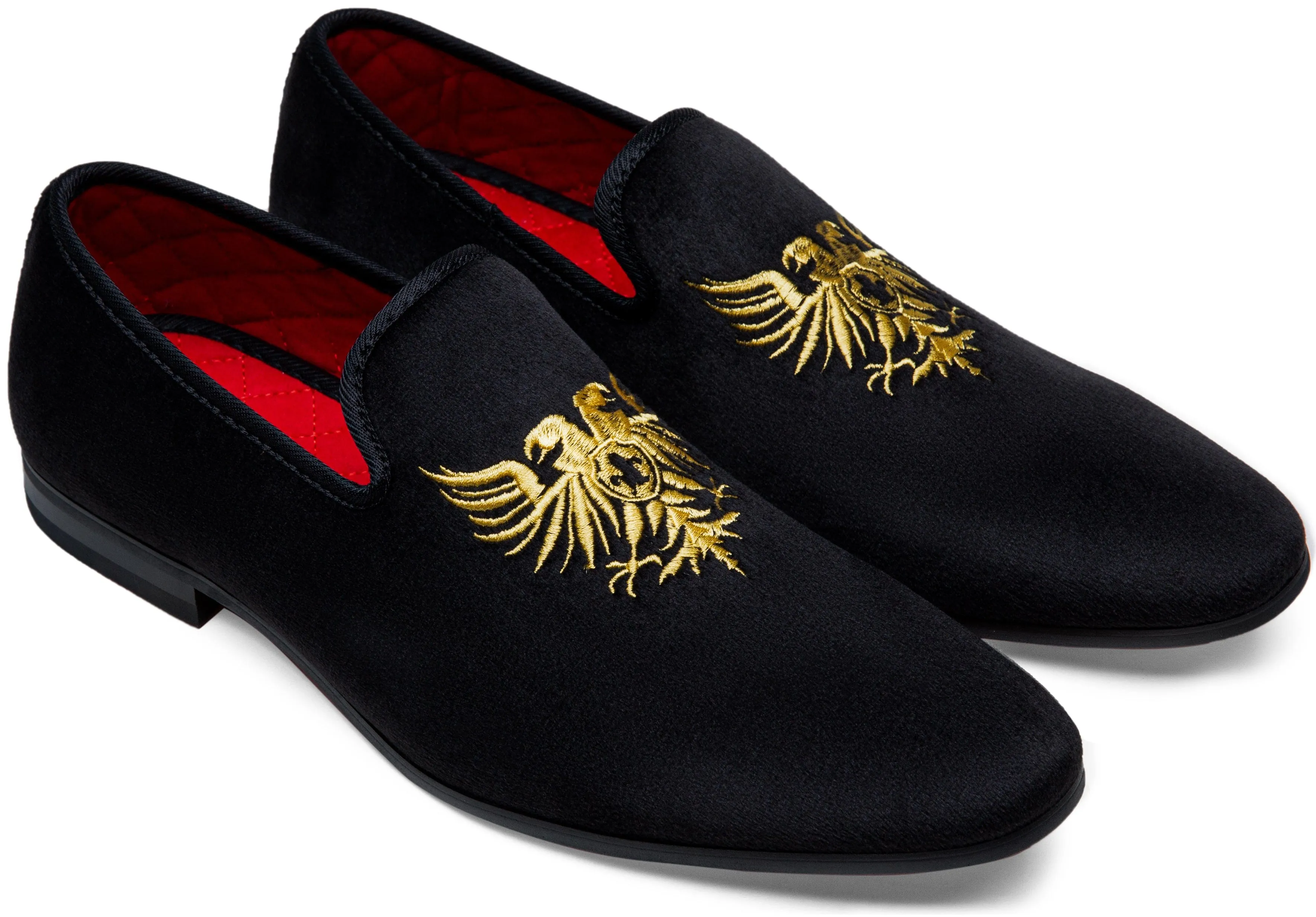 Men's Loafers Velvet Slip On Dress Shoes | JOUSEN