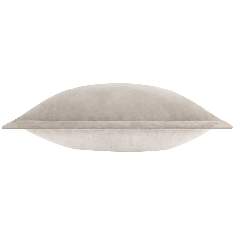 Merton Square Velvet Cushion Doe