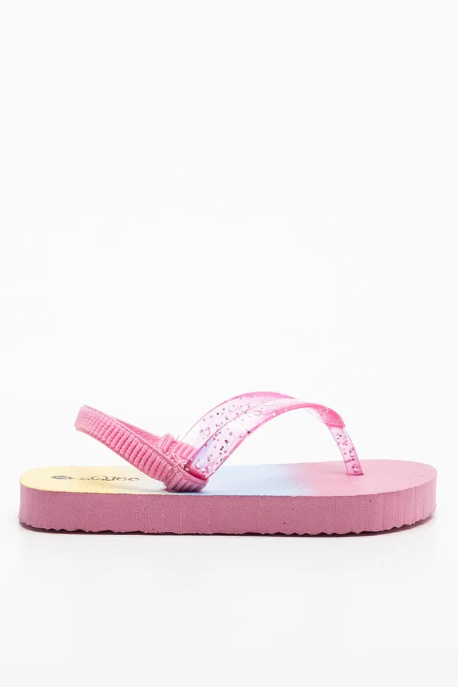 Ombre Flip Flop Pink