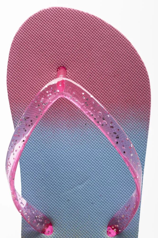 Ombre Flip Flop Pink