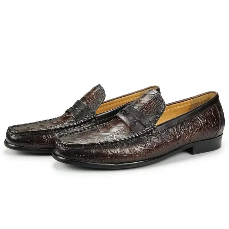 Opulessa Croctex Executive Slip-Ons