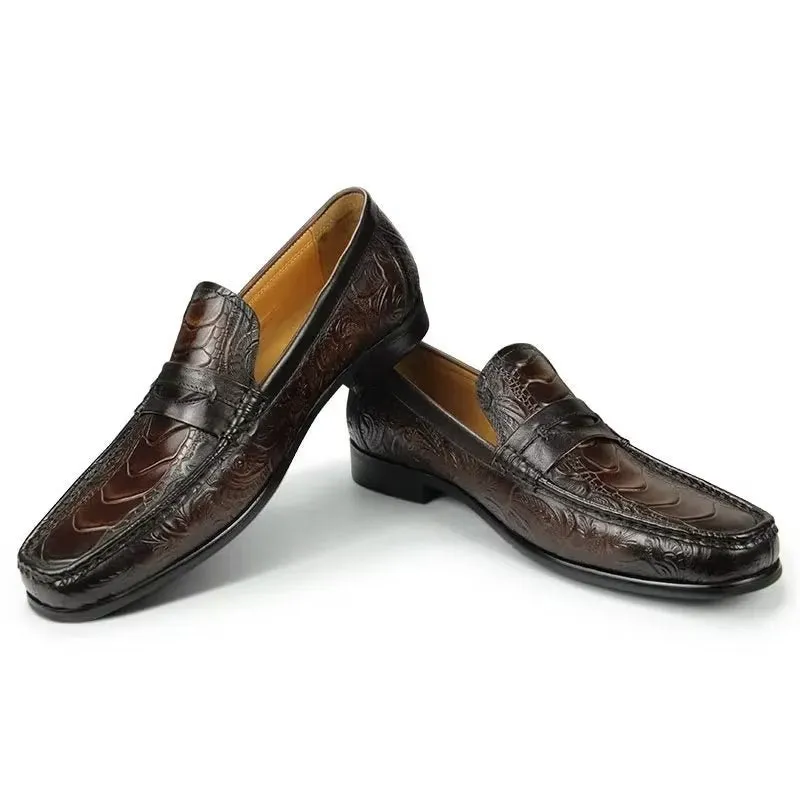 Opulessa Croctex Executive Slip-Ons