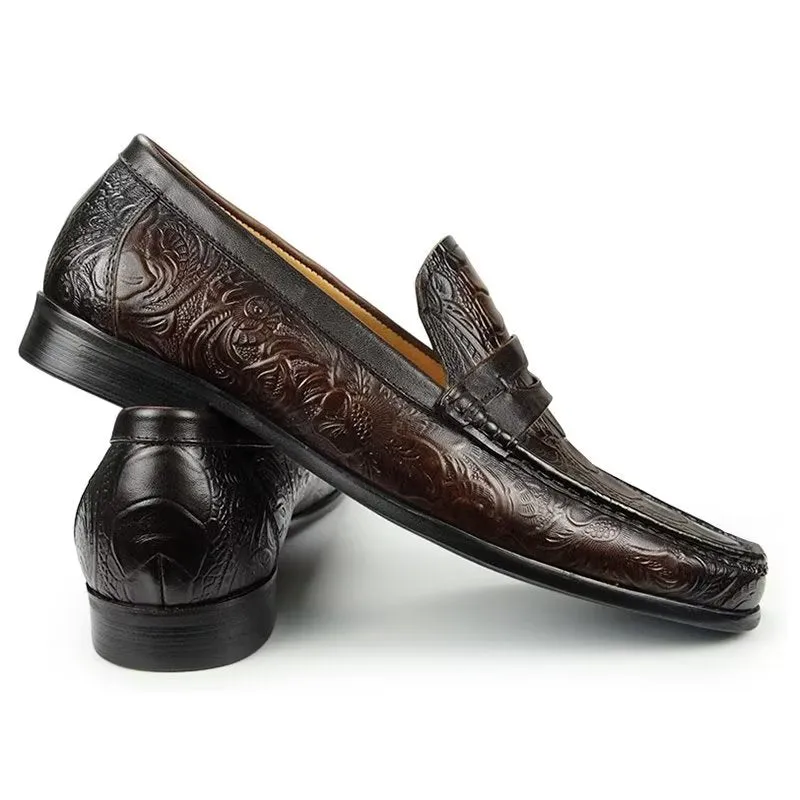 Opulessa Croctex Executive Slip-Ons