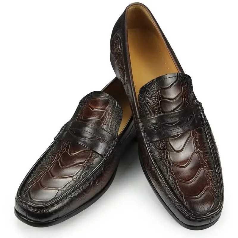 Opulessa Croctex Executive Slip-Ons