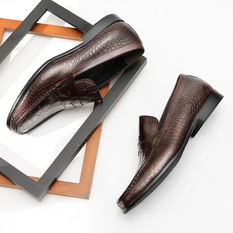 Opulessa Slip-On Business Loafers