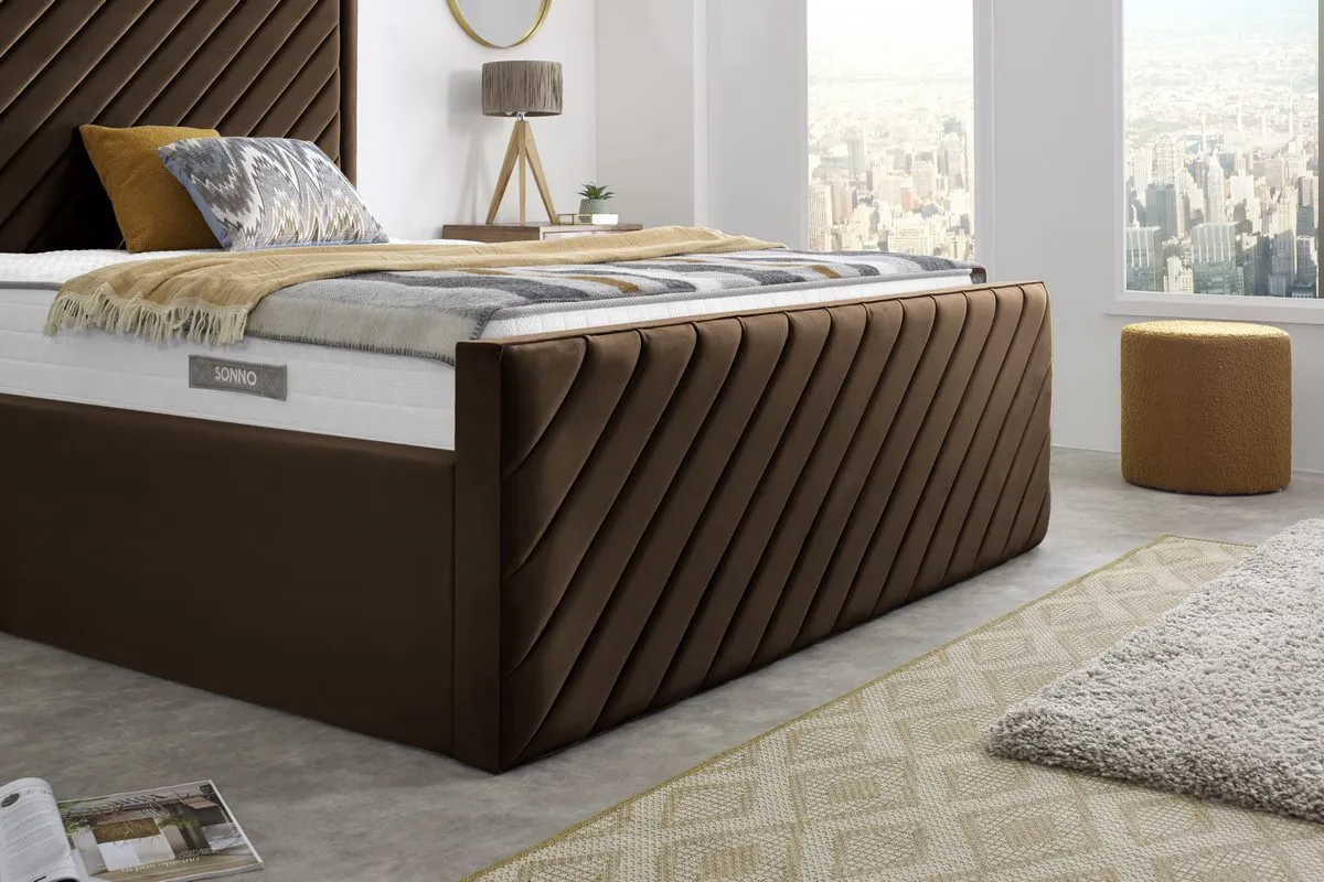 Oxford Upholstered Ottoman Bed