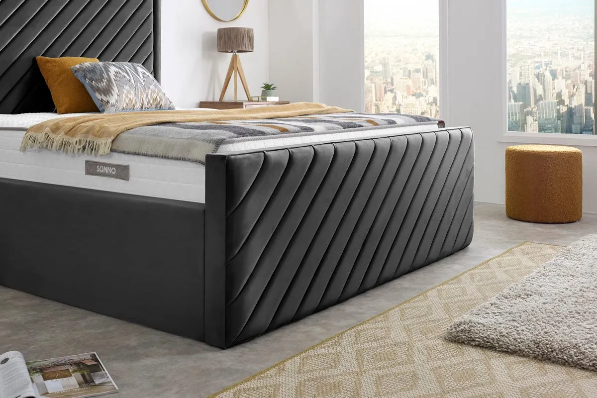 Oxford Upholstered Ottoman Bed