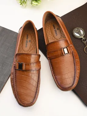 PELLE ALBERO Men Tan Slip-On Loafer