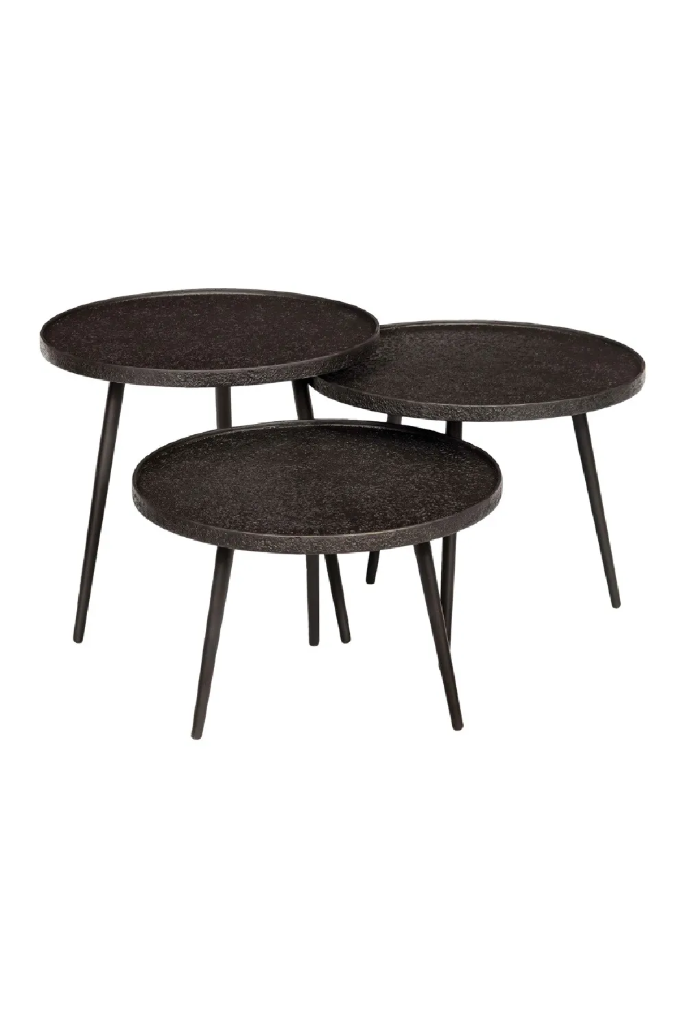 Round Tripod Coffee Table Set (3) | OROA Oxford