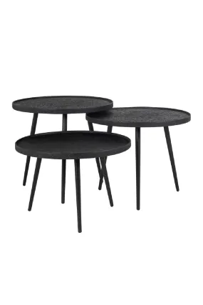 Round Tripod Coffee Table Set (3) | OROA Oxford