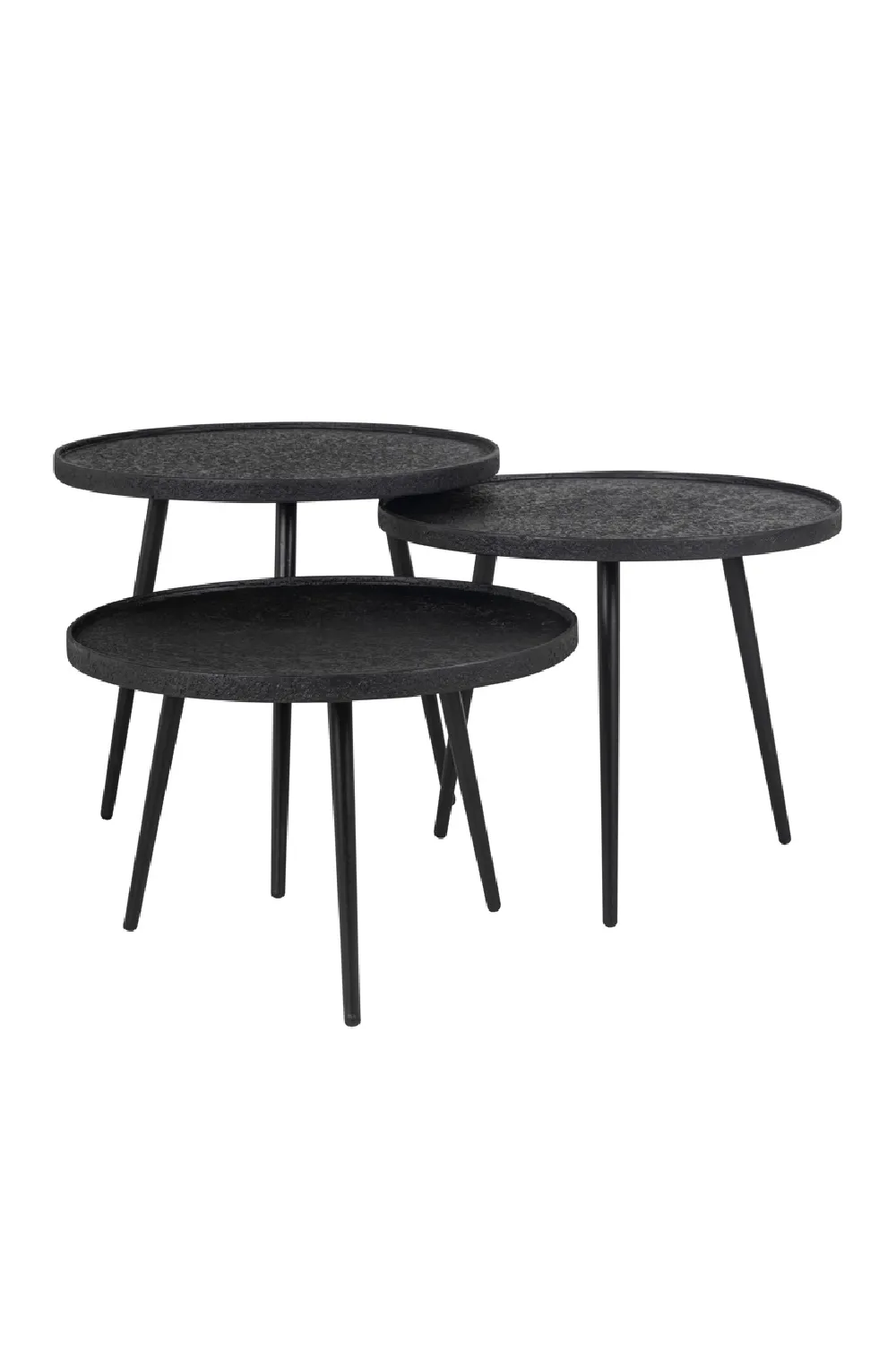 Round Tripod Coffee Table Set (3) | OROA Oxford