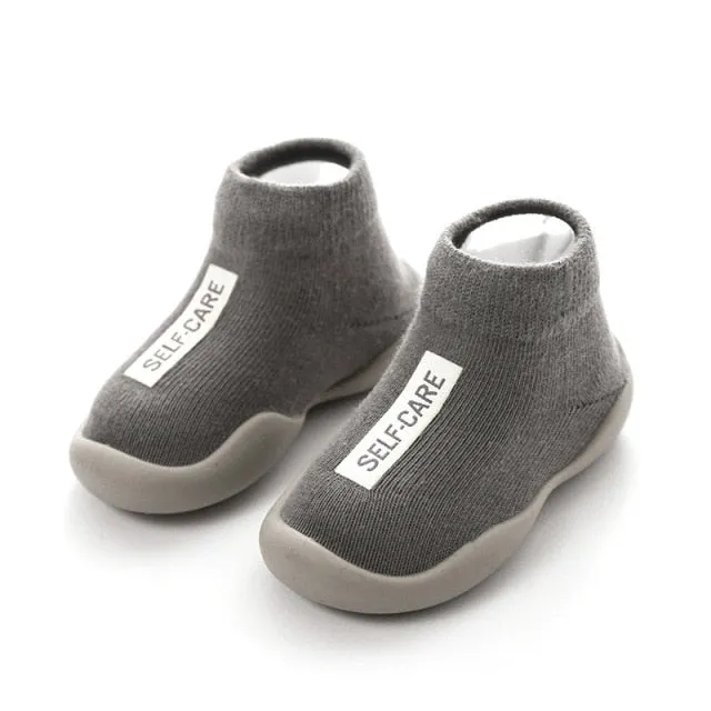 Skor Anti-Slip Unisex First Walkers Toddler Shoes