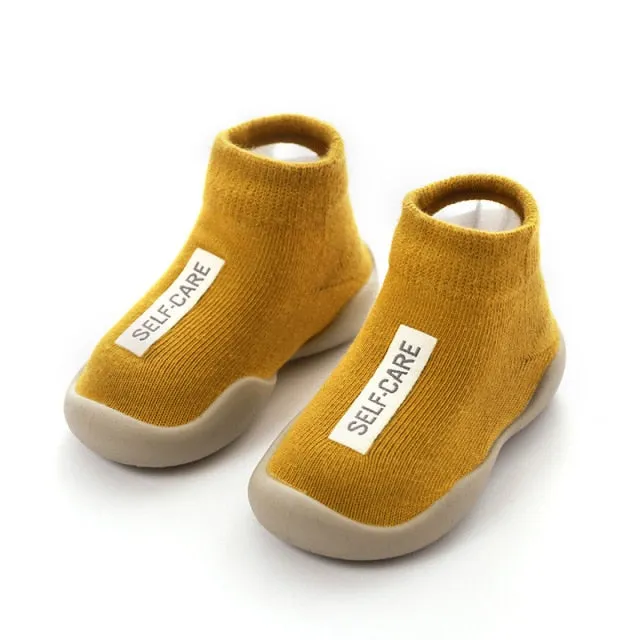 Skor Anti-Slip Unisex First Walkers Toddler Shoes