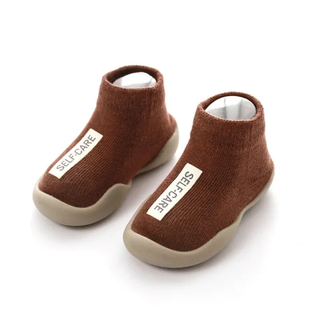 Skor Anti-Slip Unisex First Walkers Toddler Shoes