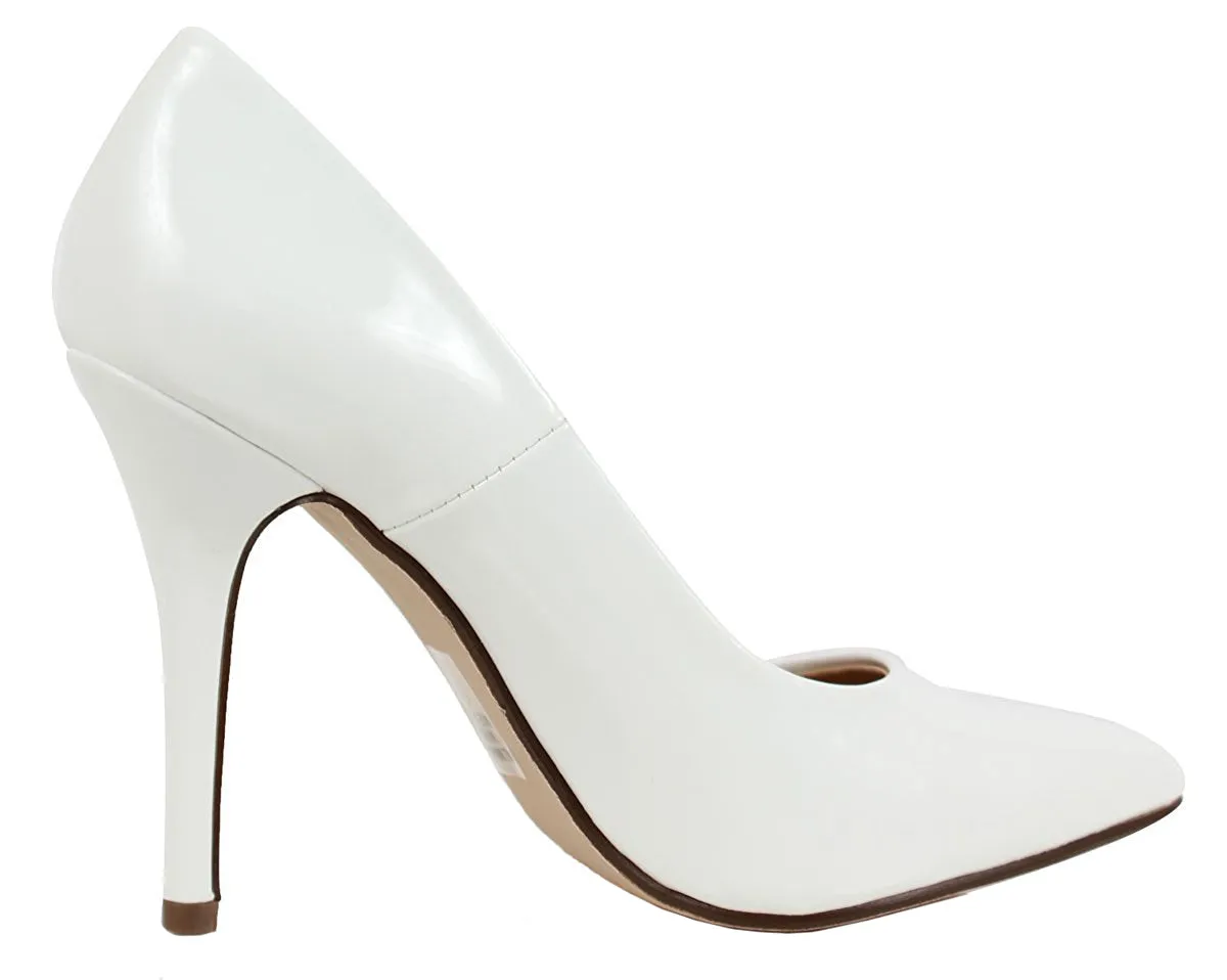 Soda Women's Closed Pointed Toe Stiletto Heel Dress Pump