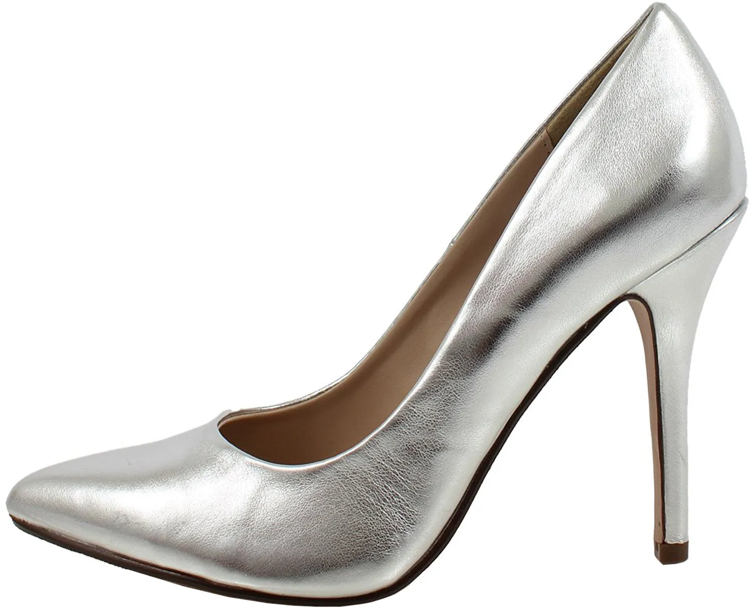 Soda Women's Closed Pointed Toe Stiletto Heel Dress Pump