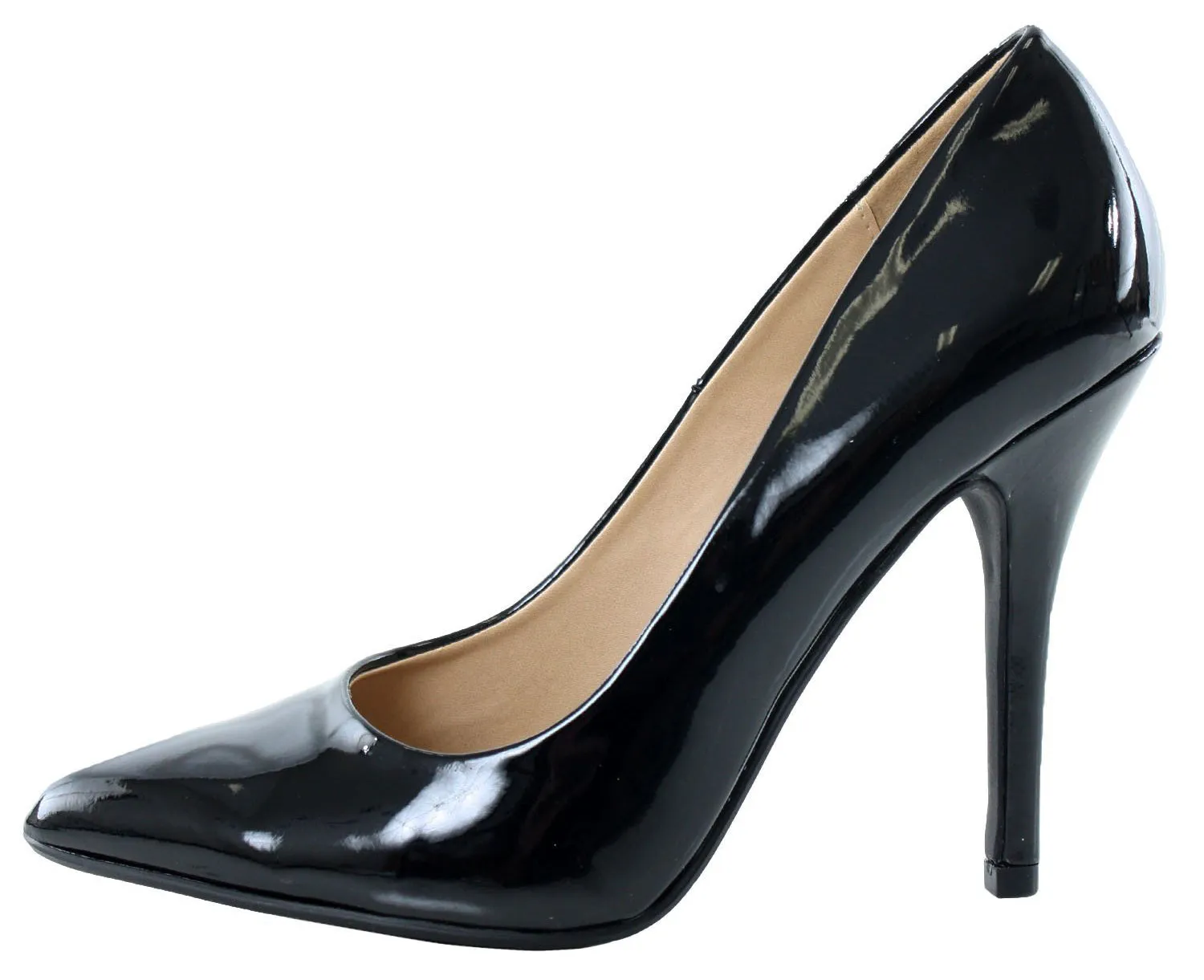 Soda Women's Closed Pointed Toe Stiletto Heel Dress Pump