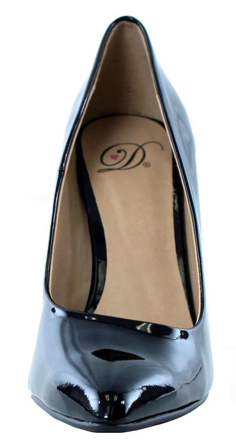 Soda Women's Closed Pointed Toe Stiletto Heel Dress Pump