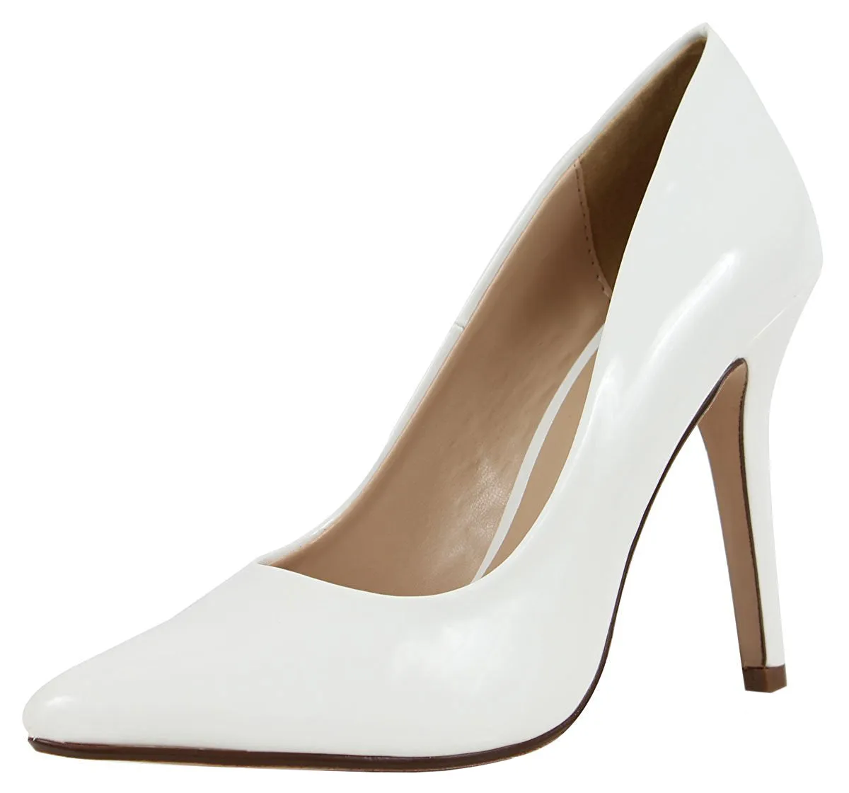 Soda Women's Closed Pointed Toe Stiletto Heel Dress Pump