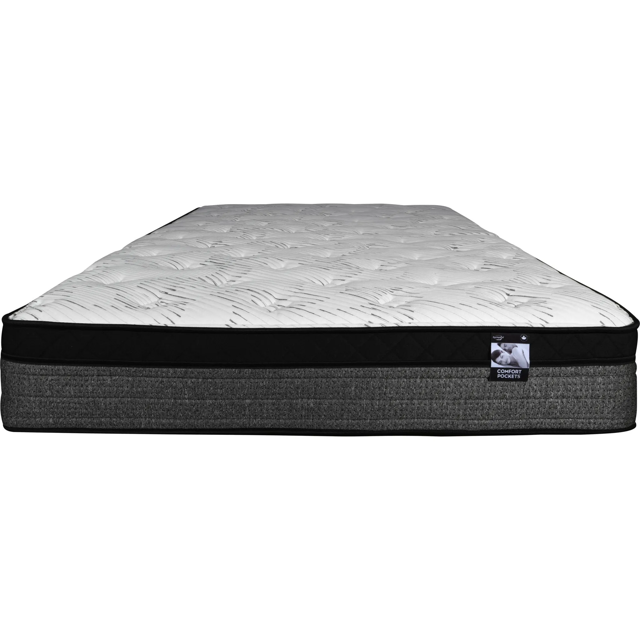 Springwall Comfort Pockets Nipigon Euro Top Mattress In  a Box