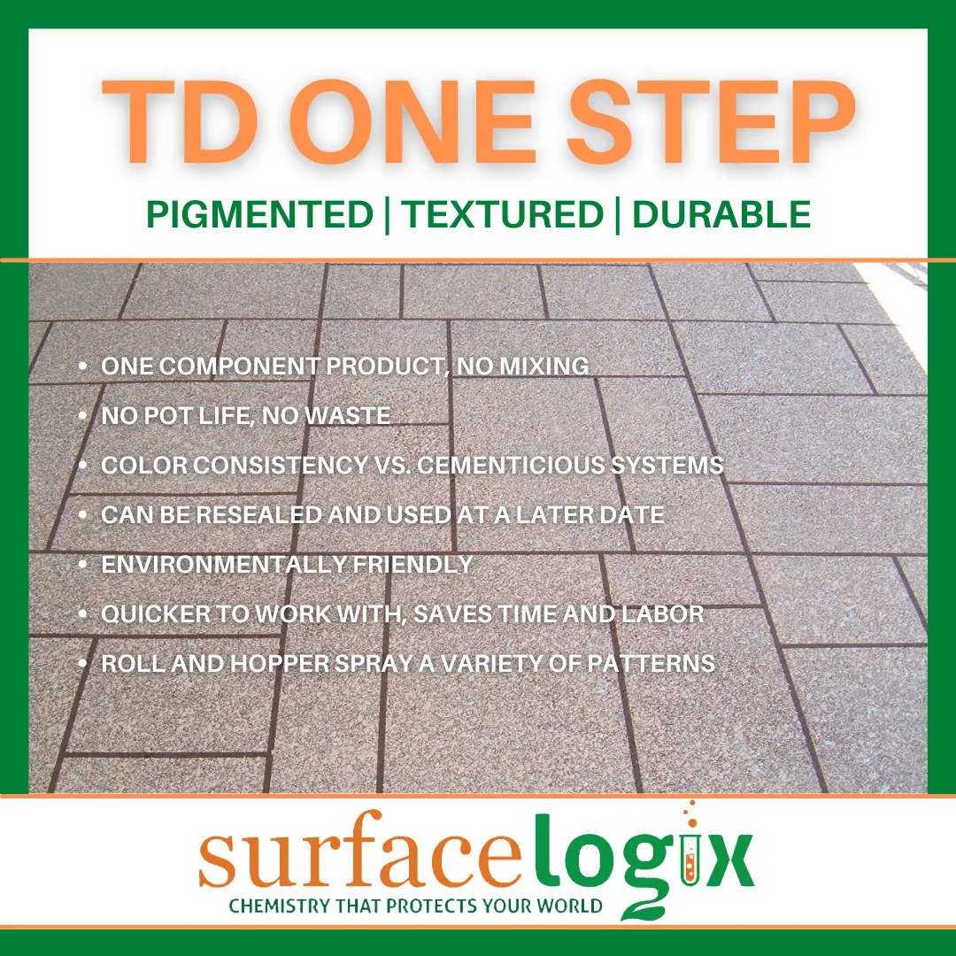 TD One Step - Decorative Non-Slip Textured Coating