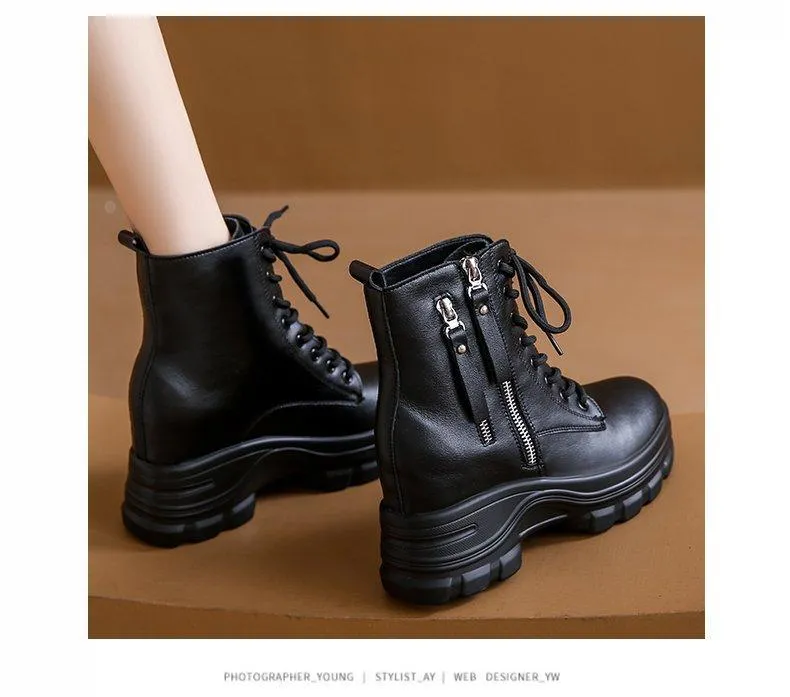 Thick-soled non-slip all-match Martin boots