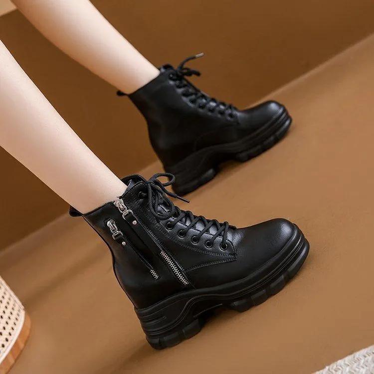 Thick-soled non-slip all-match Martin boots